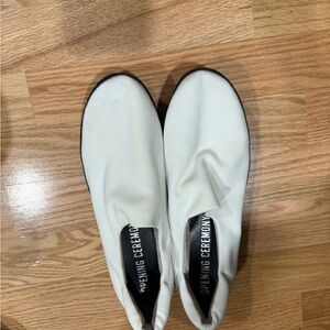 Opening Ceremony Cream Slip-On Sneakers